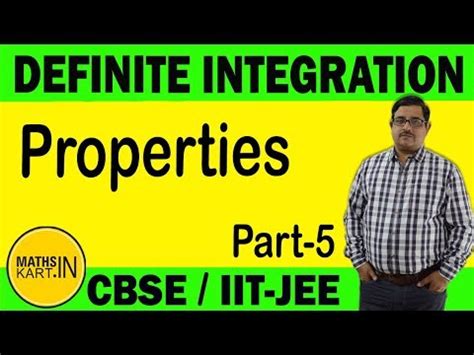 Properties of Definite Integration - 3 Video Lecture - Crash course for JEE