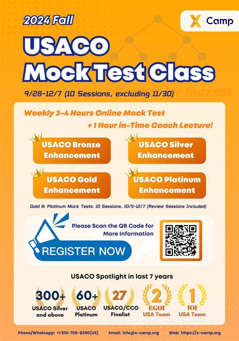 X-Camp Academy on LinkedIn: X-Camp's USACO Mock Test Class Registration ...