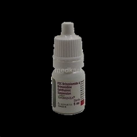 SIMBRINZA EYE 5 ML DROPS 5 ML Price, Uses, Side Effects & Substitutes | Medkart