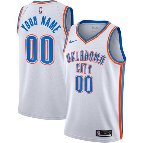 Oklahoma City Thunder Nike Association Edition Swingman Jersey - White ...