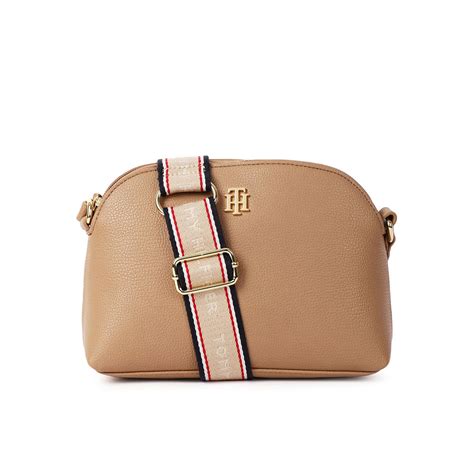 Buy Tommy Hilfiger Women Brown Solid Sling Bag Online