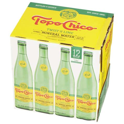 Bottles of Topo Chico mineral water seen on ice at Atmosphere City of Angels Launch Party Powered by
