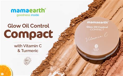 Buy Mamaearth Glow Oil Control Matte Compact Spf 30 With Vitamin C ...