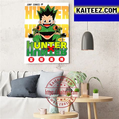 Hunter X Hunter New Volume 37 By Yoshihiro Togashi Art Decor Poster ...