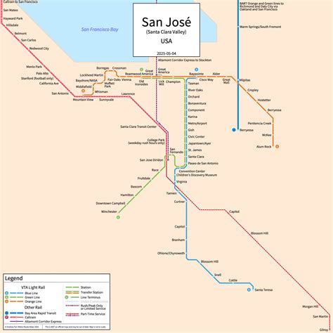 Vta Light Rail Schedule San Jose Ca | Shelly Lighting