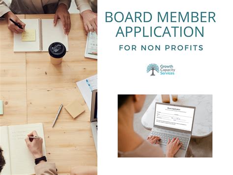 Non Profit Board Member Application Template - Etsy