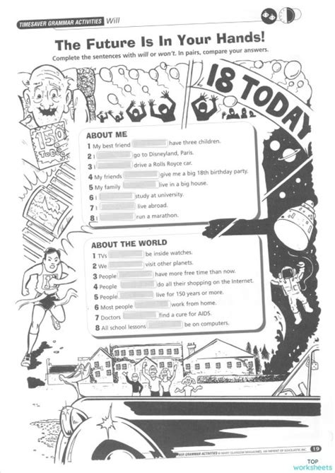 Simple Future Tense Worksheet 的图像结果