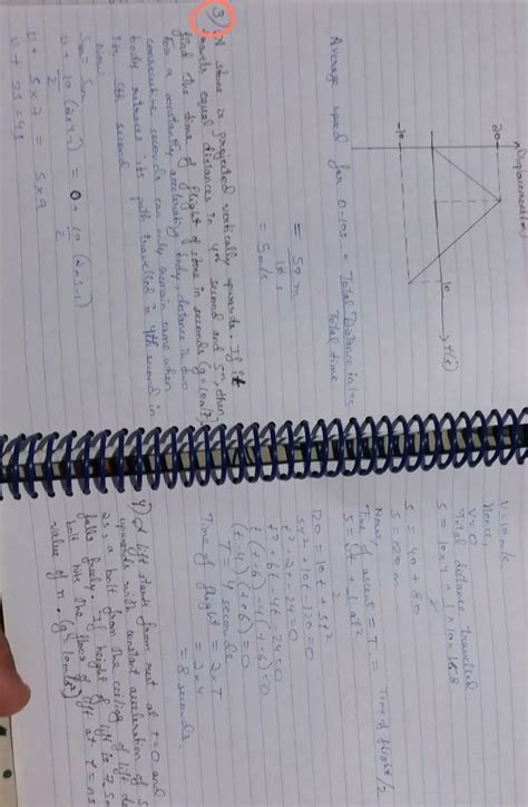 A stone is projected vertically upwards.If it travels equal distances ...