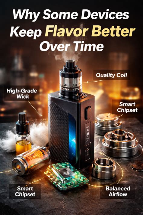 Why Some Devices Maintain Flavor Better Over Time – vapeorder.in