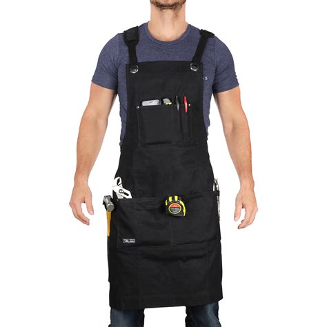 Buy Premium Workshop Apron for Men and Women with Tool Pockets ...