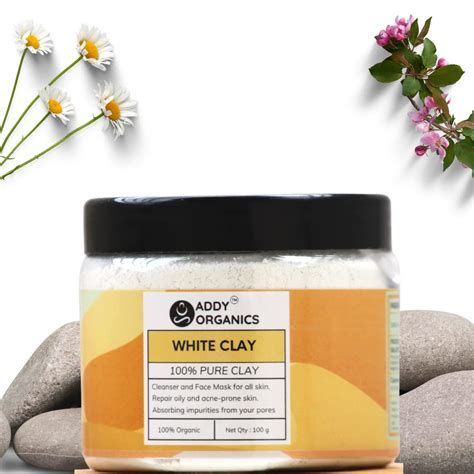 Addy Organics Natural 100% Pure | White Kaolin clay powder | For Face ...