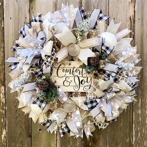 Mesh Wreath DIY Easy 的图像结果