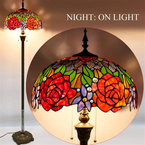 Floor Lamp Base Replacement Only Werfactory® For Tiffany Stained Glass ...