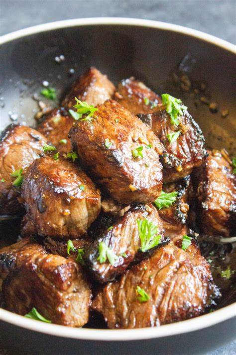 Garlic Butter Steak Bites - Coco and Ash