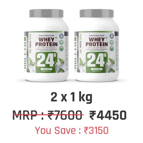 100% Natural Whey Protein Max – naturaltein