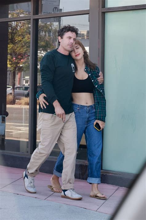 CAYLEE COWAN and Casey Affleck at Dunkin Donuts in Los Angeles 08/18 ...