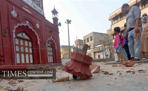 Mosque Collapsed News Photo Masjid Mubarak Begum, a 19t...