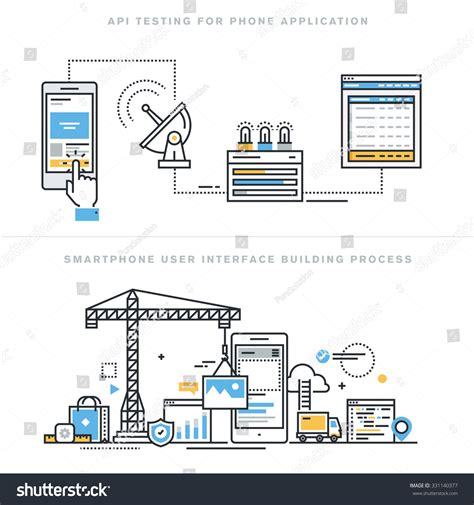 Manufacturing Line Flat Vector 的图像结果
