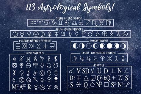 Ultimate Astrology Zodiac Bundle! SVG, PNG, FONT, 350 Files! (312293) | Illustrations | Design ...