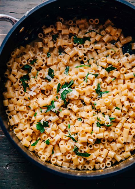 Creamy Ditalini Pasta | Well and Full