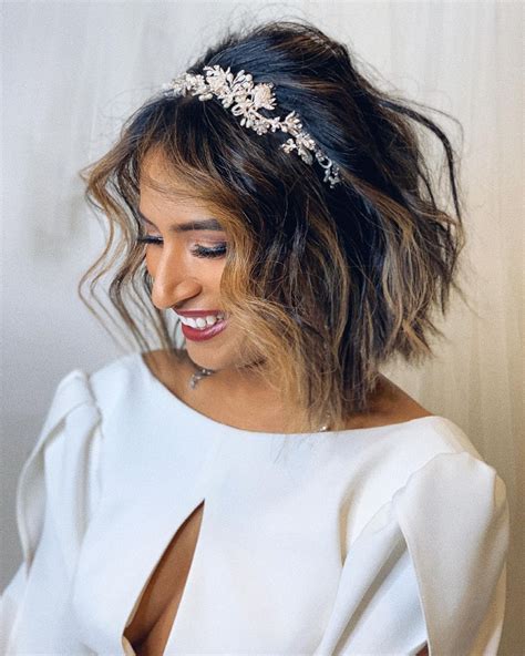 21 pretty wedding hairstyles for short hair – Artofit