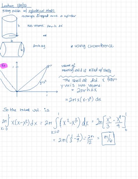 Image result for Volume of Cylindrical Shells