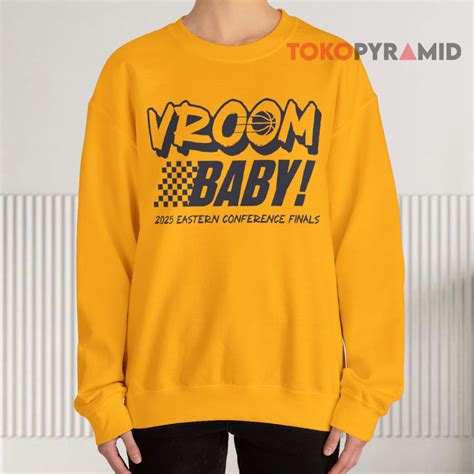 Vroom Baby 2025 Eastern Conference Finals Indiana Pacers Shirt ...