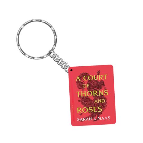 Bookcover Keychain - A Court of Thorns and Roses Bookcover in Miniatur ...