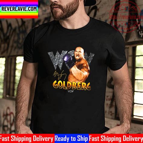 WWE Vintage 90s Goldberg WCW Wrestling Unisex T-Shirt - REVER LAVIE