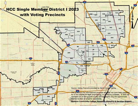 Single Member District I Map with precincts | Houston City College (HCC ...