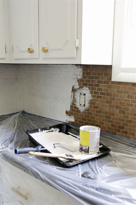 How to paint a tile backsplash – Artofit