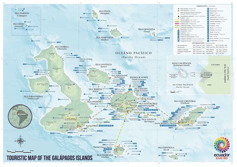 Galapagos Islands Map