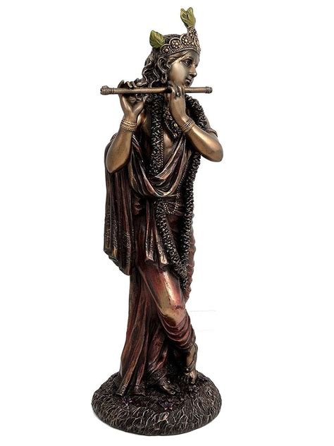 Cold cast Bonded Bronze Murli Krishna (Height:10 inches) – AONA INDIA