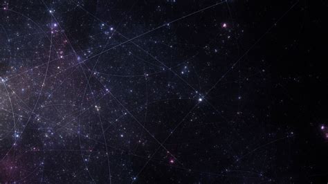 Download wallpaper 1366x768 fractal, plexus, cosmic, glitter tablet ...