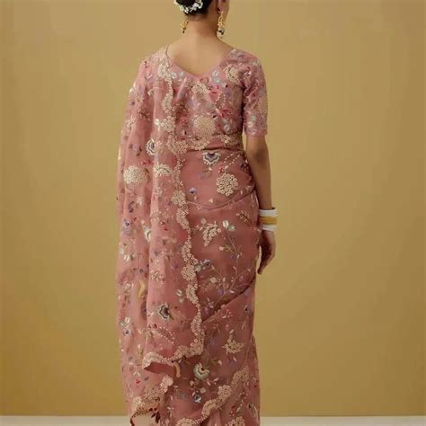 Aarya 1 Organza Sequence Worked Sarees Collection