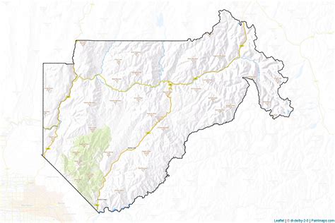Sample maps of Boise generated with map cropping (masking) tool.