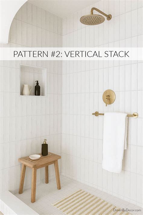 Stylish Subway Tile Patterns to Elevate Your Shower Design - Driven by ...