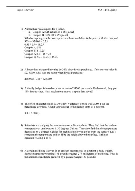 MAT 144 Topic 1 Review Complete Topic 1 Review in ALEKS. Grand Canyon ...