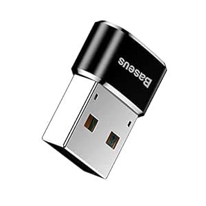 Baseus Converter USB Male to Type-C Female Adapter Connector 5A 480Mbps ...
