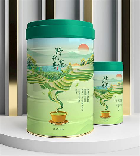 时尚高档茶叶罐子包装设计图片_包装_编号3904287_红动中国