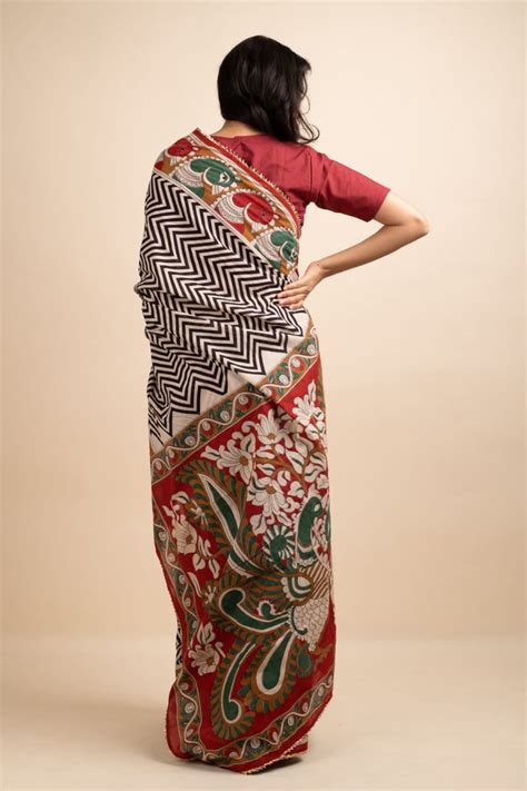 Multicolor Sea Saree – Navvi.in