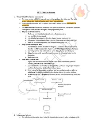 Database management system Software notes 5 - data base management ...