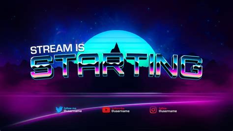 Buy Retro Theme Twitch Stream Overlay Pack// Minimal Stream Online in ...
