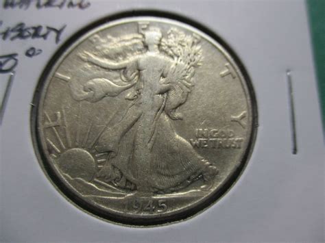 1945 Walking Liberty Half Dollar. Item: 50 W45-22. - For Sale, Buy Now ...