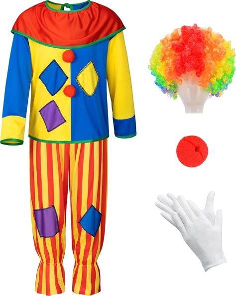 Yoroka 5Pcs Kids clown costume set Circus costume Boys and Girls ...