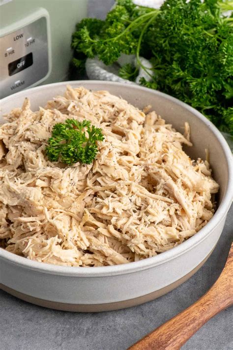 Crockpot Shredded Chicken - Slow Cooker Meals