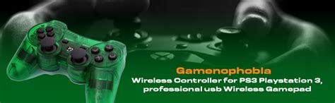 Buy GAMENOPHOBIA Wireless Controller for PS3, professional usb Wireless ...