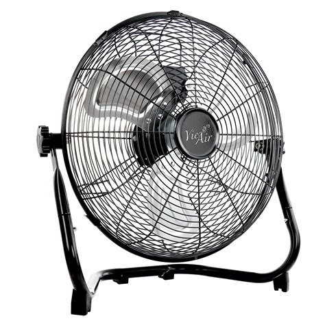 Vie Air Industrial Metal Floor Fan | Wayfair