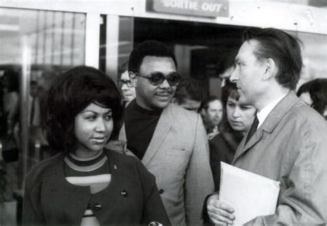 Aretha Franklin in June of 1968 with then husband and manager Ted White ...