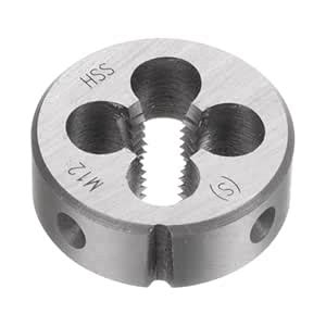 uxcell Round Threading Dies, Metric M12 x 1.75 Thread (Right Hand ...